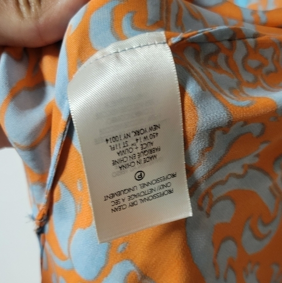 Alice +Olivia Forever Yours Sienna Domino maxi kimono size xs/s - Picture 10 of 14